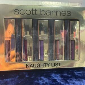 Scott Barnes Naughty List Lip Gloss Set of 5 NIB